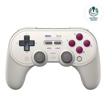 8BitDo Pro 2 Bluetooth Controller (Hall Edition) for Switch, PC & Mac - G Classic