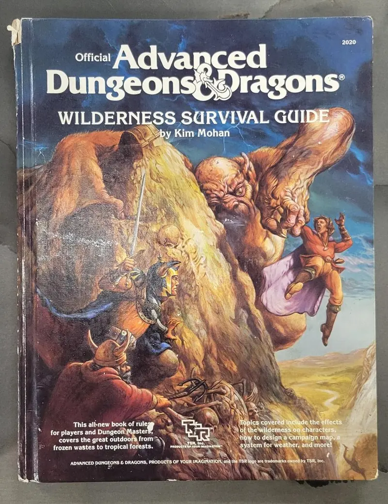 Advanced Dungeons & Dragons 1st Edition Wilderness Survival Guide (1986)