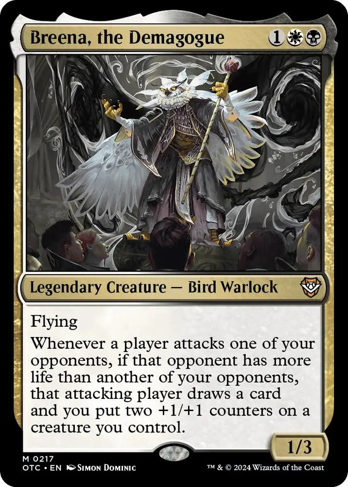 Breena, the Demagogue #217 Commander