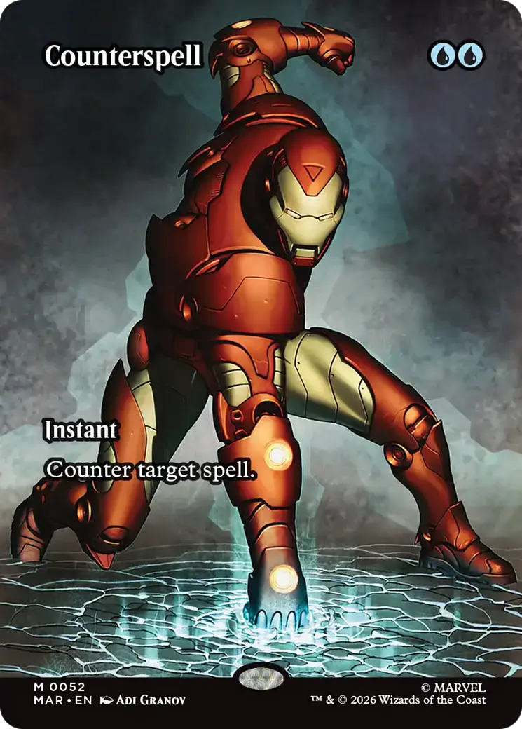Counterspell (Borderless) (0052) [Marvel Universe