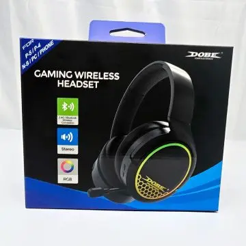 Dobe Universal Wireless Gaming Headset - Black