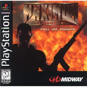 Maximum Force Pull the Trigger - PS1 Game