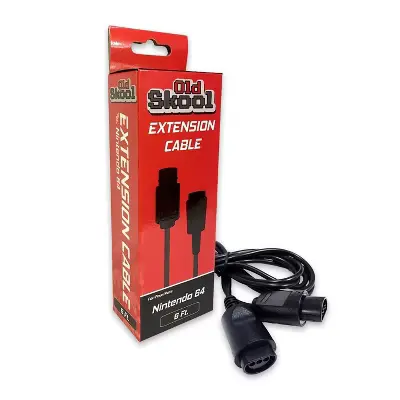 Old Skool Controller Extension Cable - Nintendo 64 - New