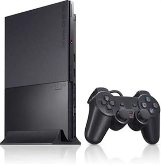PS2 Slim - Player Pack (Controller + Cables)