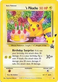 ______'s Pikachu - 24/53 (Holofoil) | POKEMON - Celebrations
