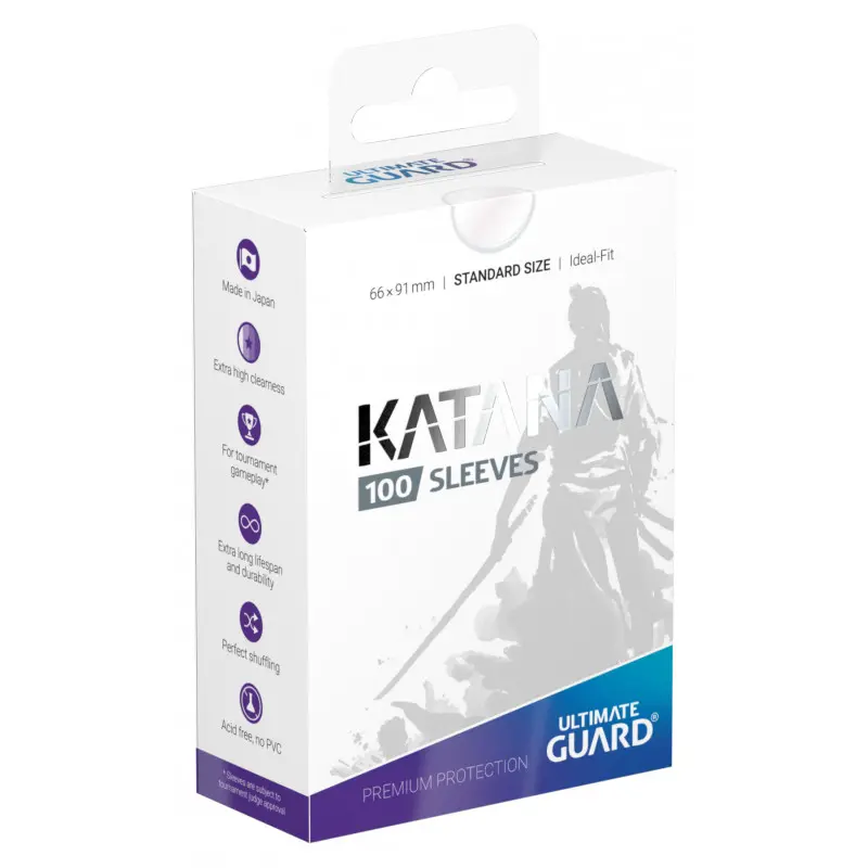 Ultimate Guard Sleeves Katana | Translucent 100-Count