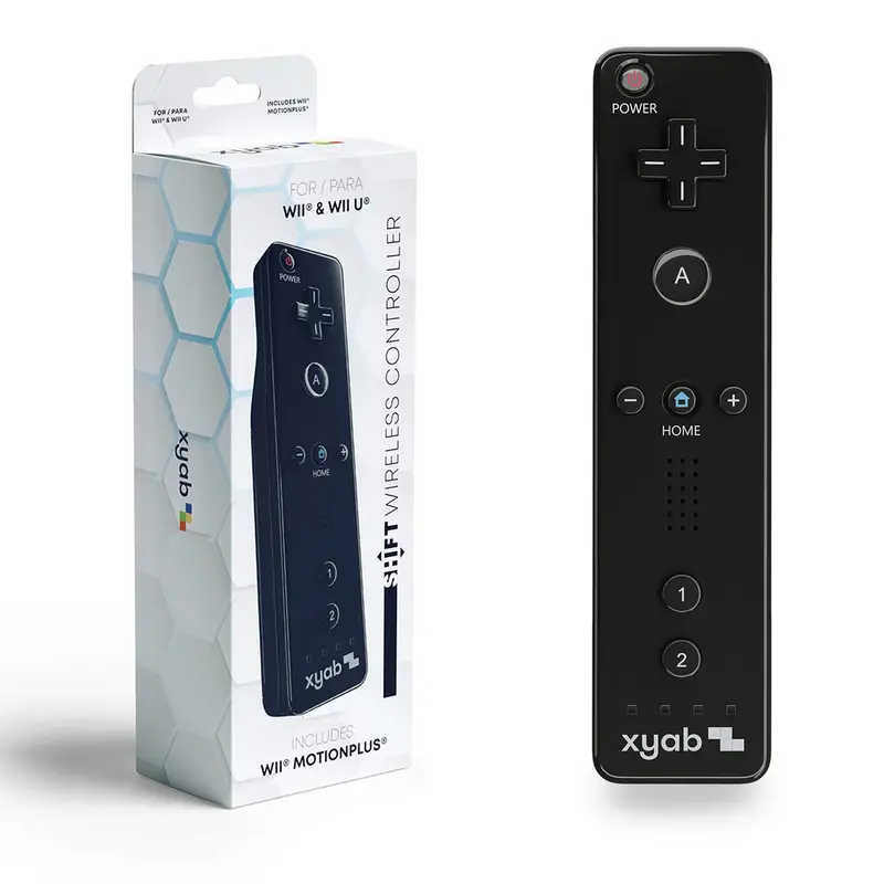 Xyab Nintendo Wii Wireless Controller - Black - Controller